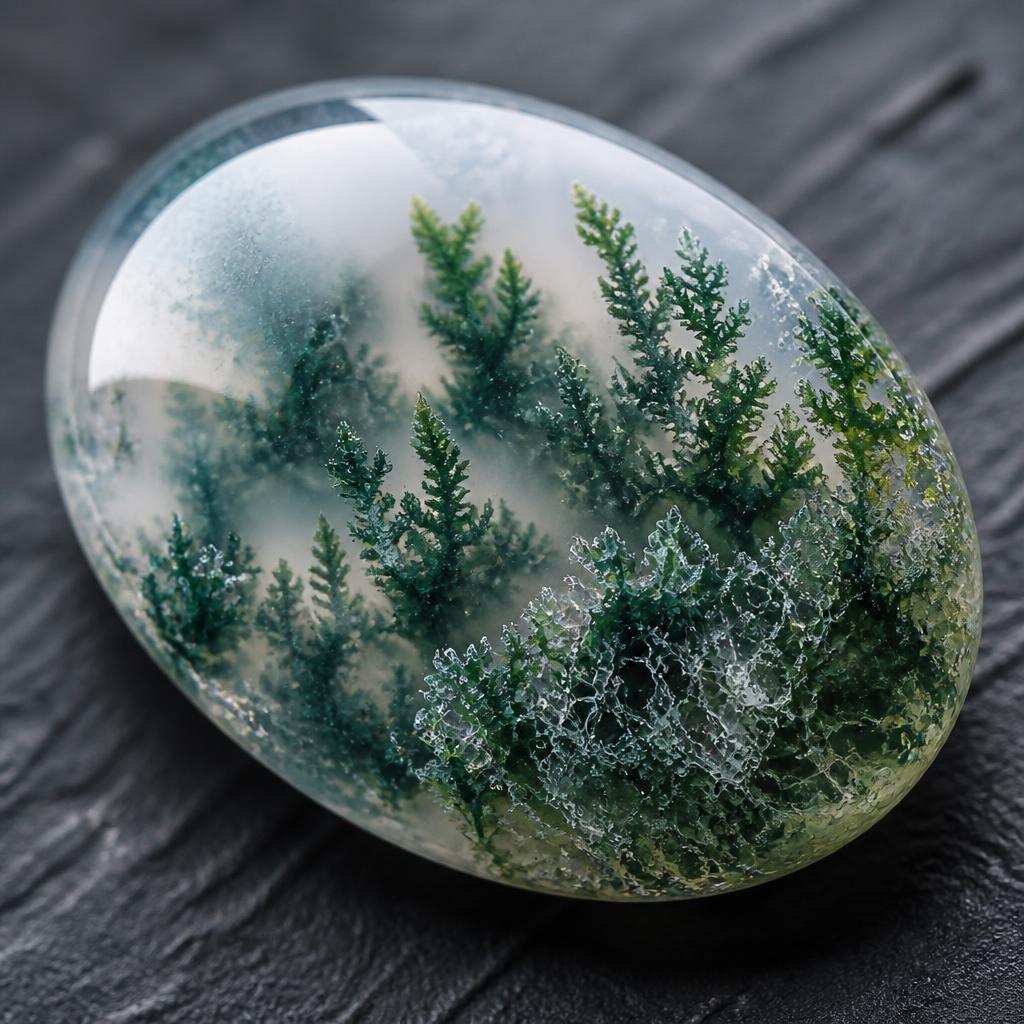 Moss Agate, the birthday jewel of Day 19