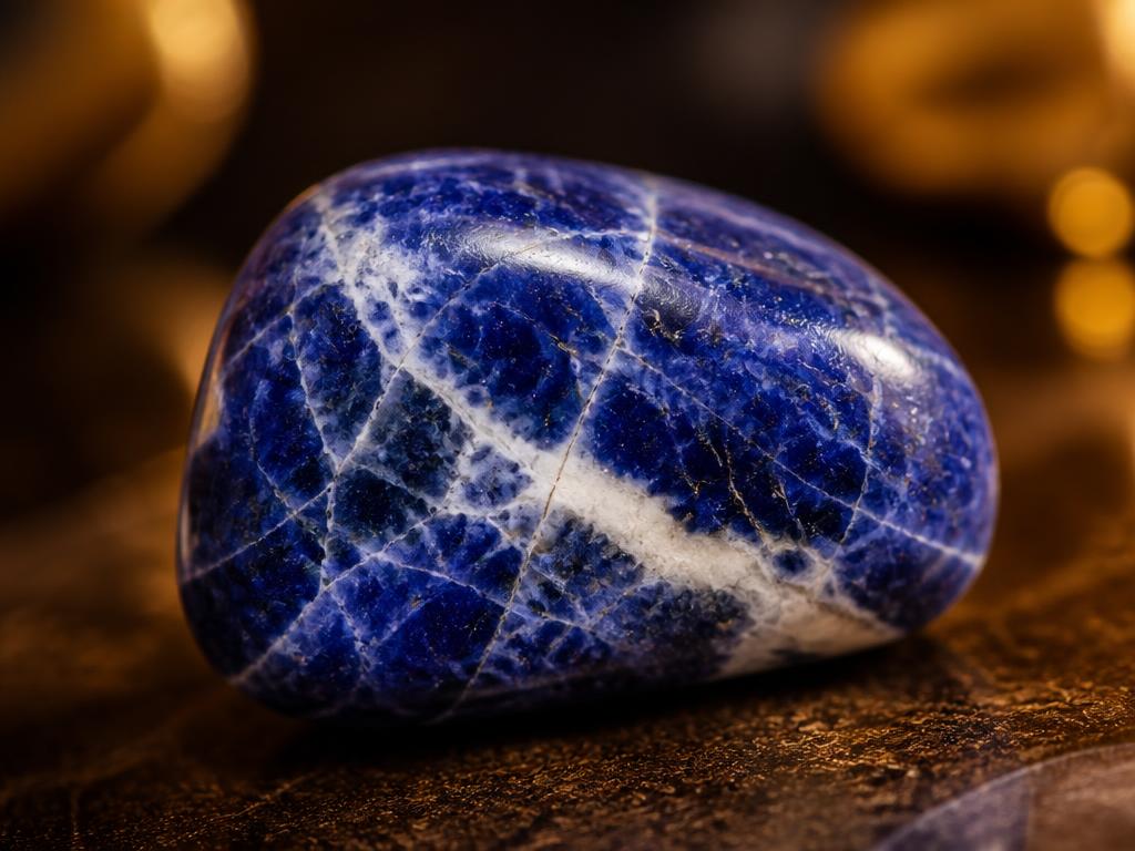 Sodalite, the birthday jewel of Day 13