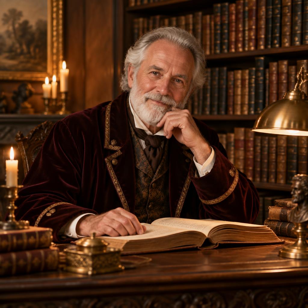 The Scholar — non-human information guide to the library